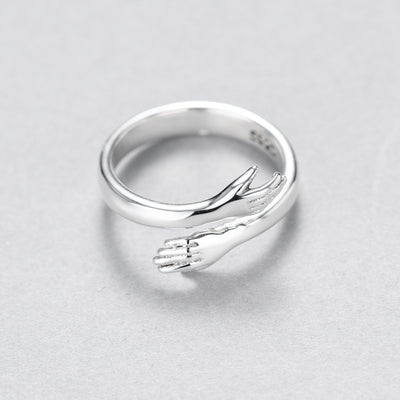 Love hug couple ring