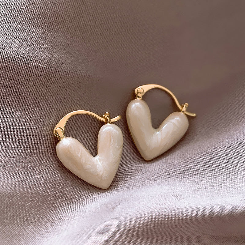 Ins Heart Love Earrings For Women Fashion Accessories Jewelry