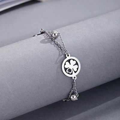 Four-Leaf Clover Bracelet Female Fashion Special-interest