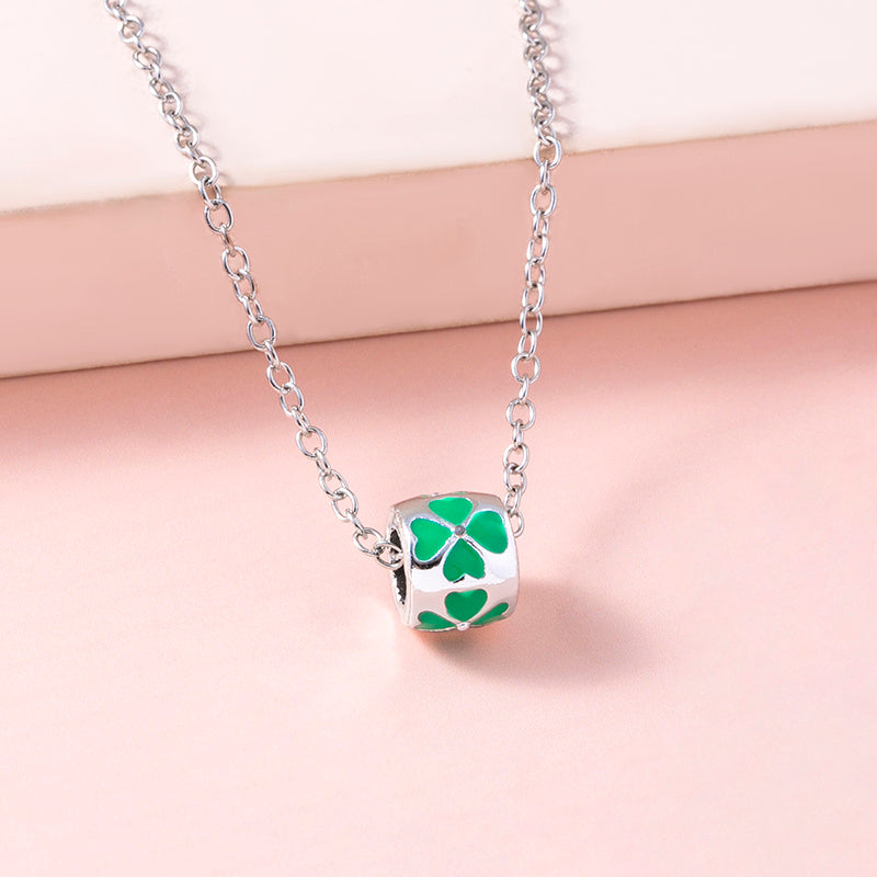 Lucky Four-leaf Clover Beads Clavicle Chain Necklaces For Women